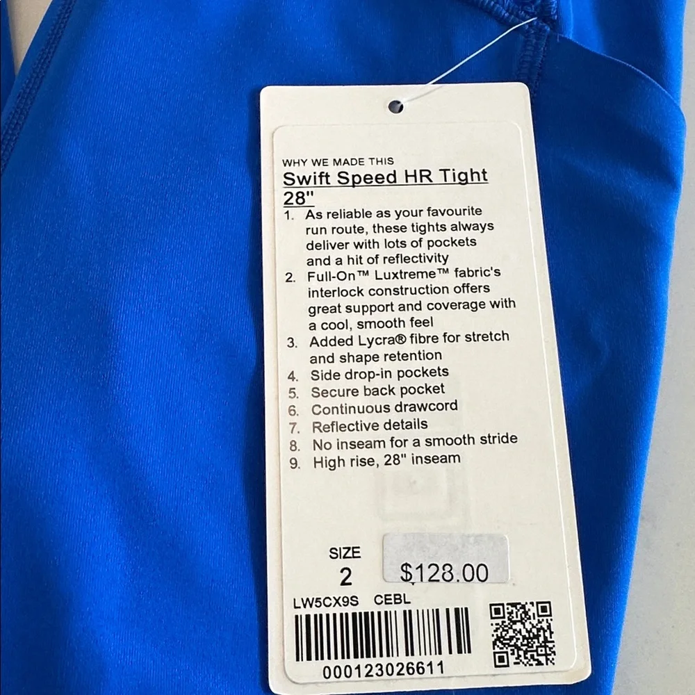 💕 NWT lululemon Swift Speed HR Tight - Picture 2 of 6